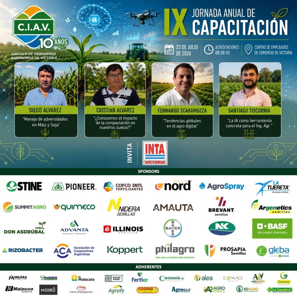 El CIAV realizará su IX Jornada Anual de Capacitación con foco en innovación, suelos e inteligencia artificial whatsapp image 2026 07 11 at 18.13.03